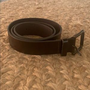 Dark Brown Banana Republic Leather Belt
